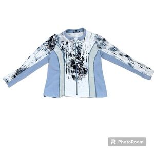 Picadilly Canada Light Weight Cardigan size Large Zipper Front Bundle and Save